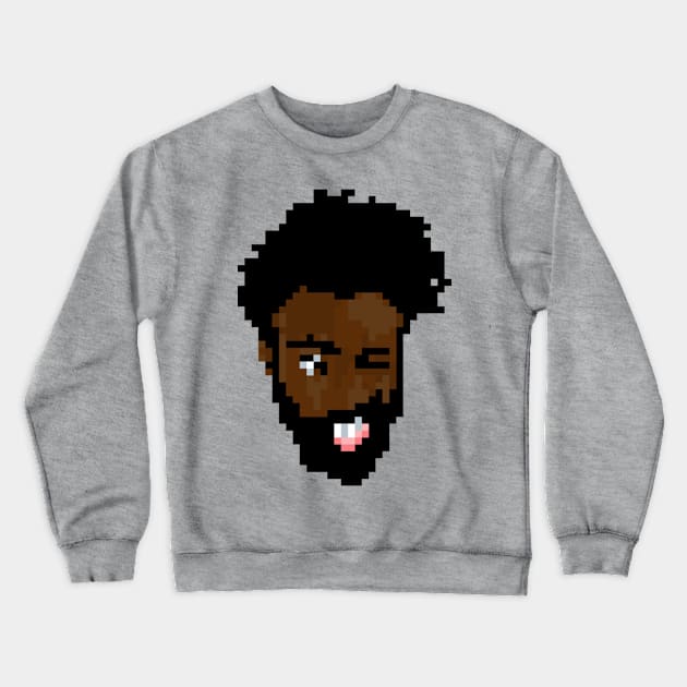 Pixel This is America Crewneck Sweatshirt by Lukaru